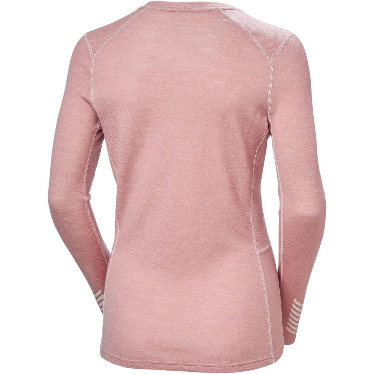 2025 Helly Hansen Dames Lifa Merino Midweight Crew Base Layer 49378 - Pink Salt